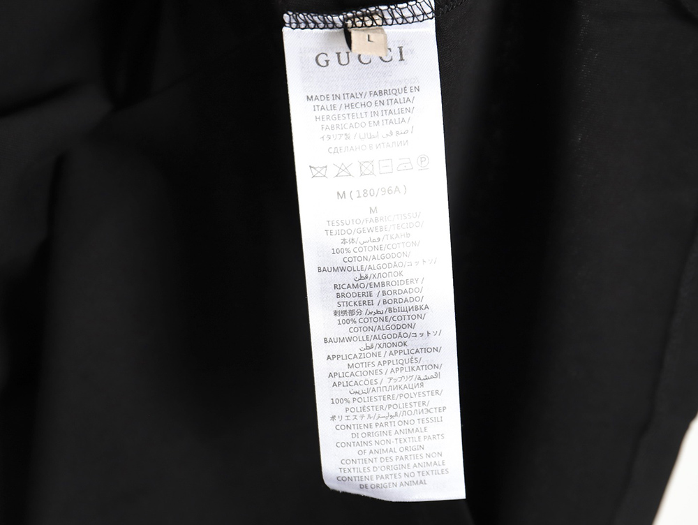 Gucci 3D 1921 letter short-sleeved T-shirt