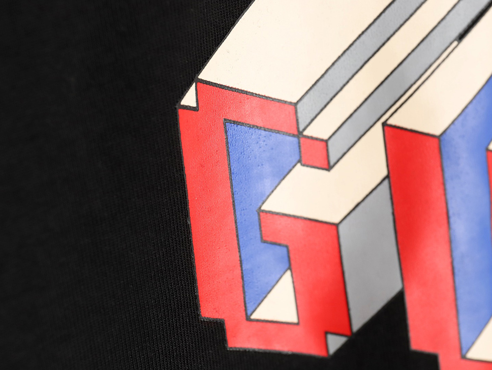 Gucci 3D 1921 letter short-sleeved T-shirt