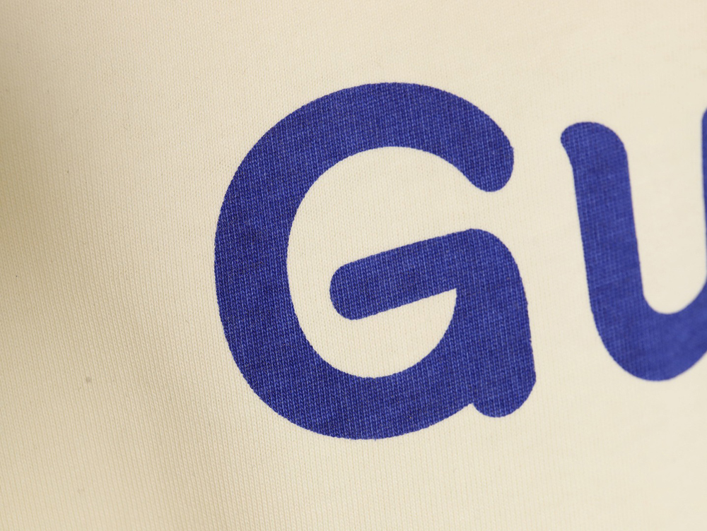 Gucci smiley print crew neck short sleeves
