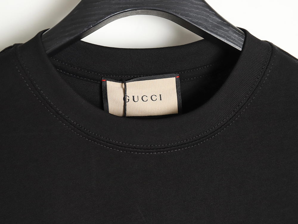 Gucci smiley print crew neck short sleeves