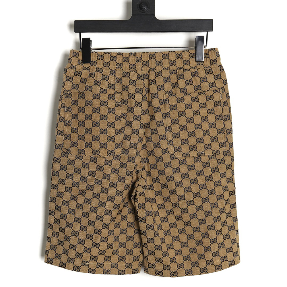 Gucci 23ss allover printed jacquard shorts