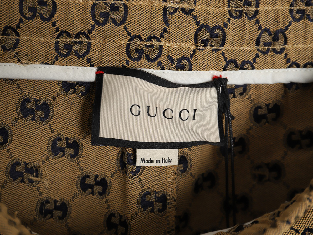 Gucci 23ss allover printed jacquard shorts