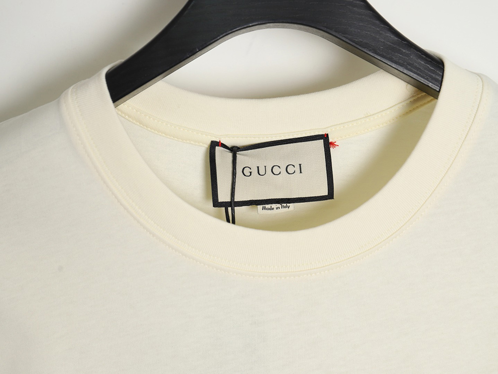 Gucci 23ss presbyopia rabbit patch embroidered short sleeves