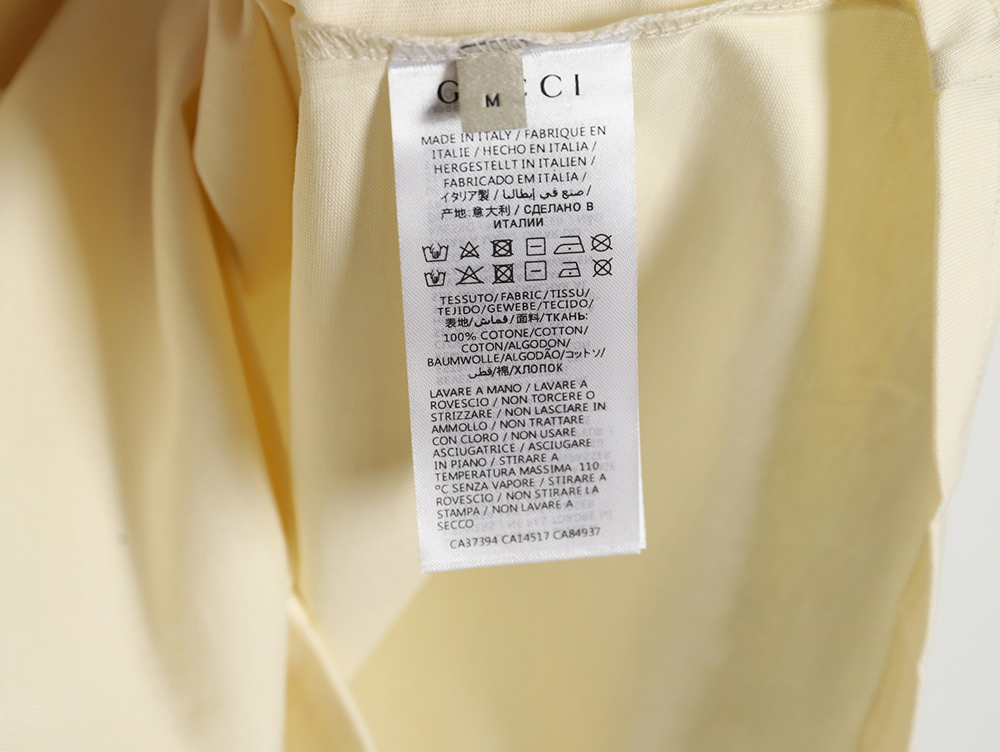 Gucci joint D limited edition all-over printed back short-sleeve