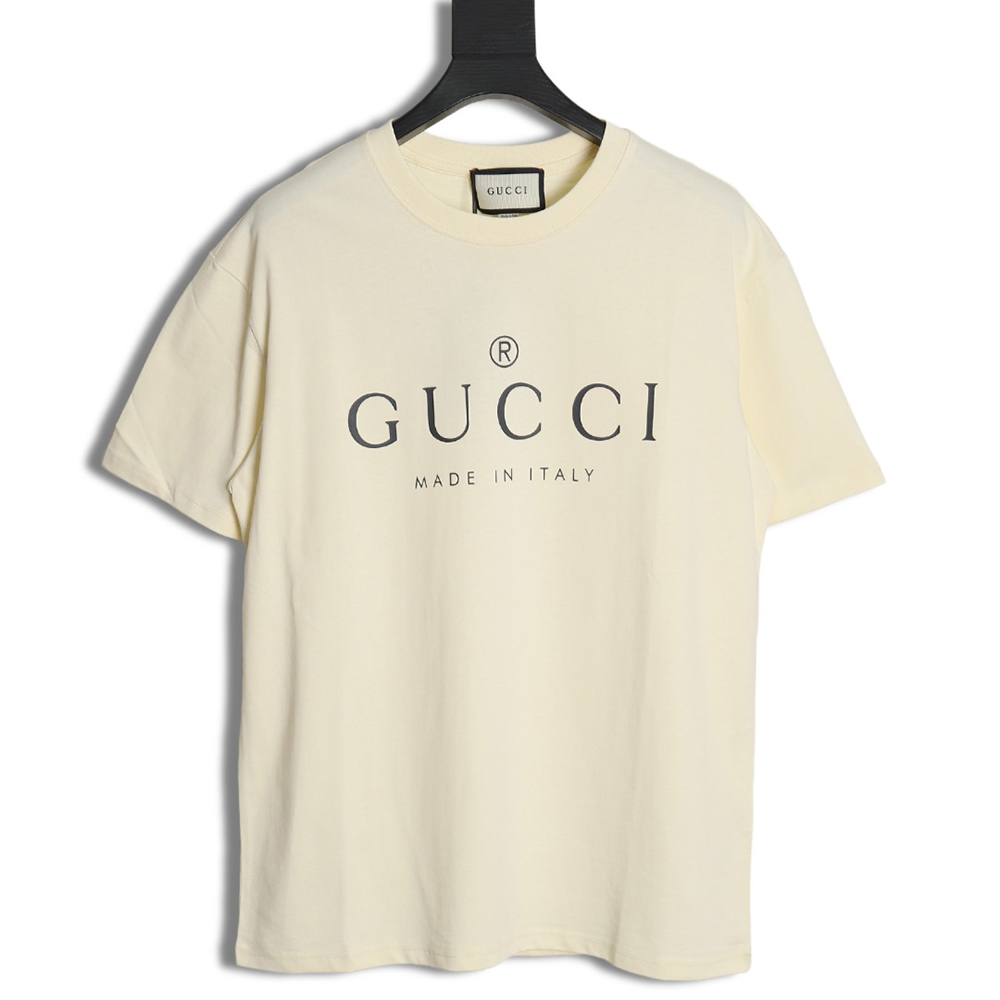 Gucci 23SS simple LOGO short-sleeved T-shirt
