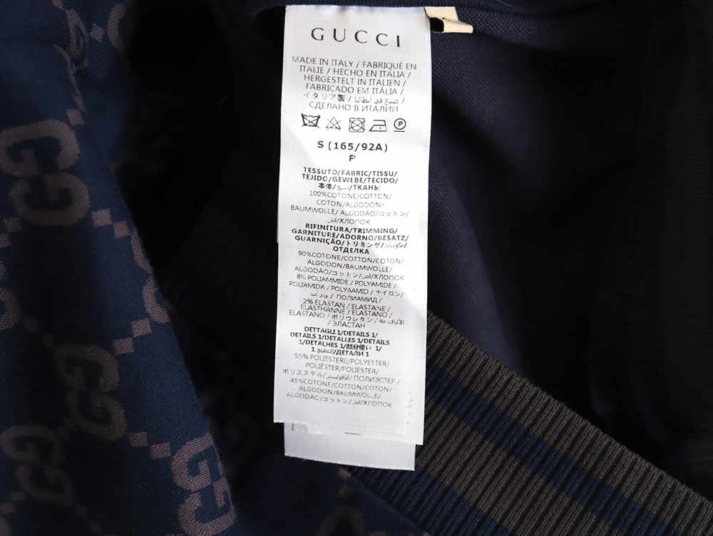 Gucci 24ss knitted cotton casual suit jacket