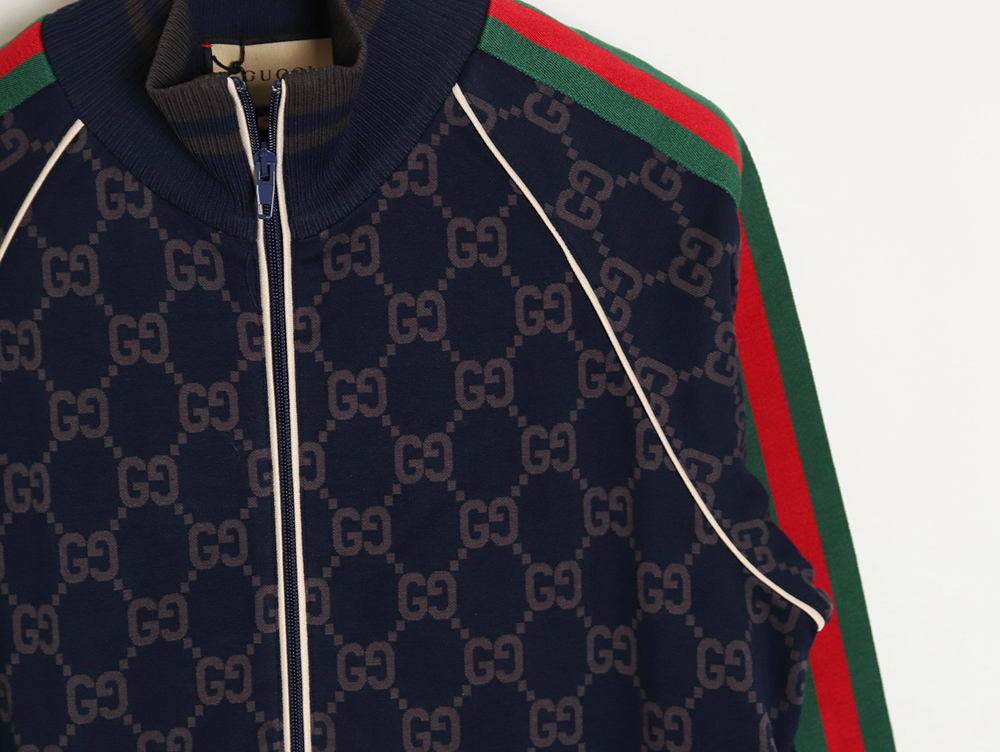 Gucci 24ss knitted cotton casual suit jacket