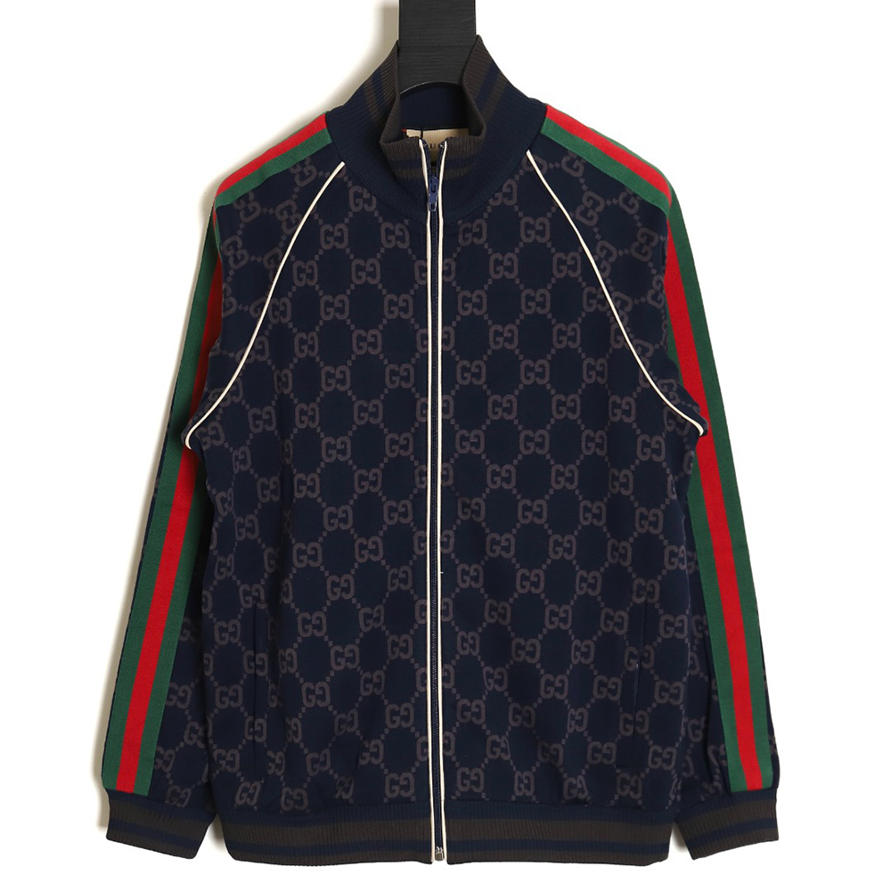 Gucci 24ss knitted cotton casual suit jacket