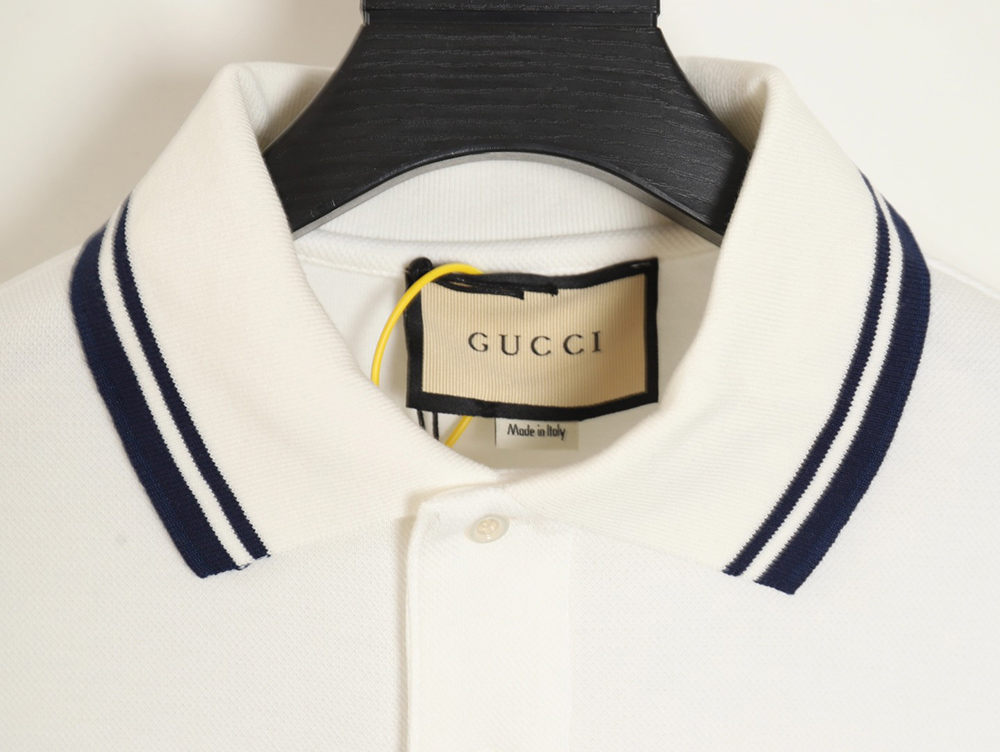 Gucci 24SS Get lt chest pocket embroidered POLO shirt