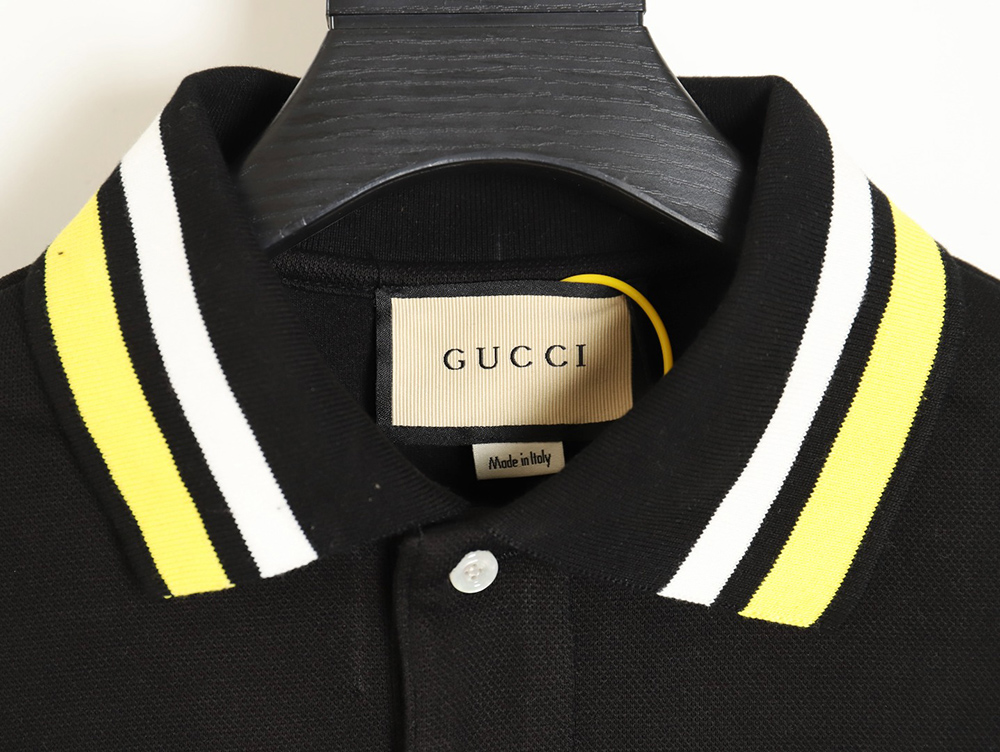 Gucci 24SS Get lt chest pocket embroidered POLO shirt