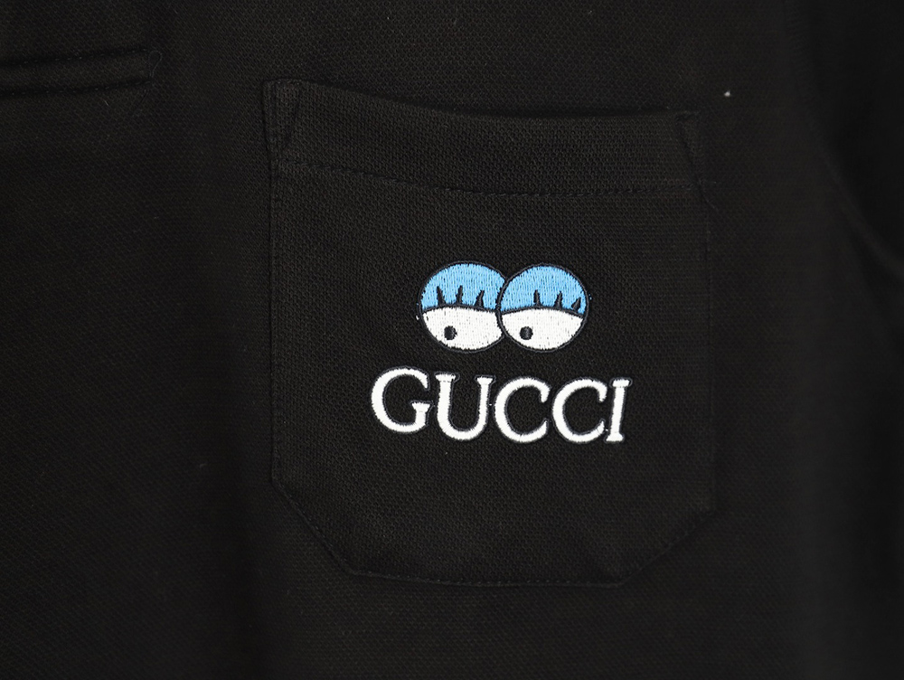 Gucci 24SS Get lt chest pocket embroidered POLO shirt