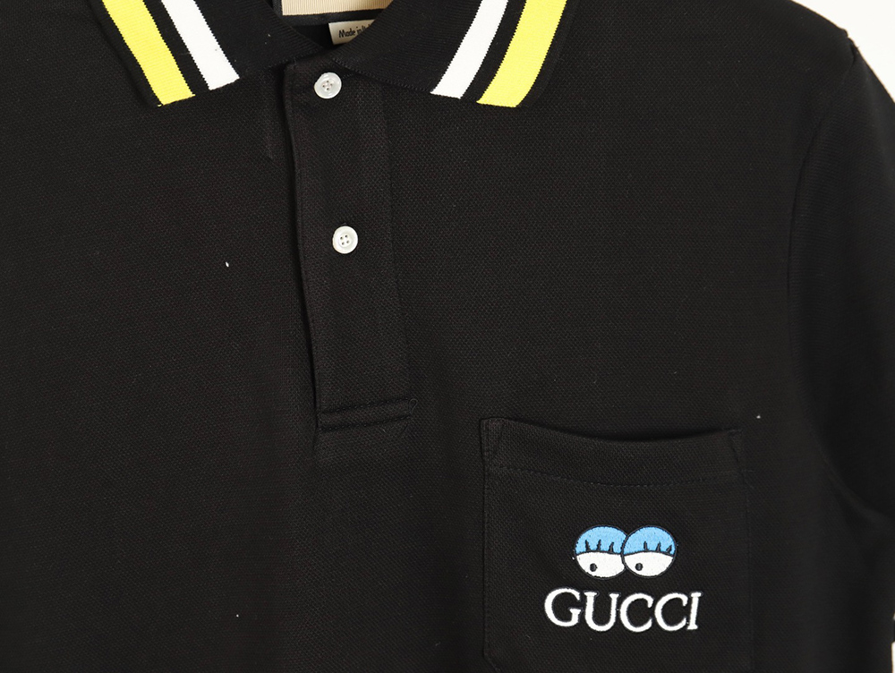 Gucci 24SS Get lt chest pocket embroidered POLO shirt