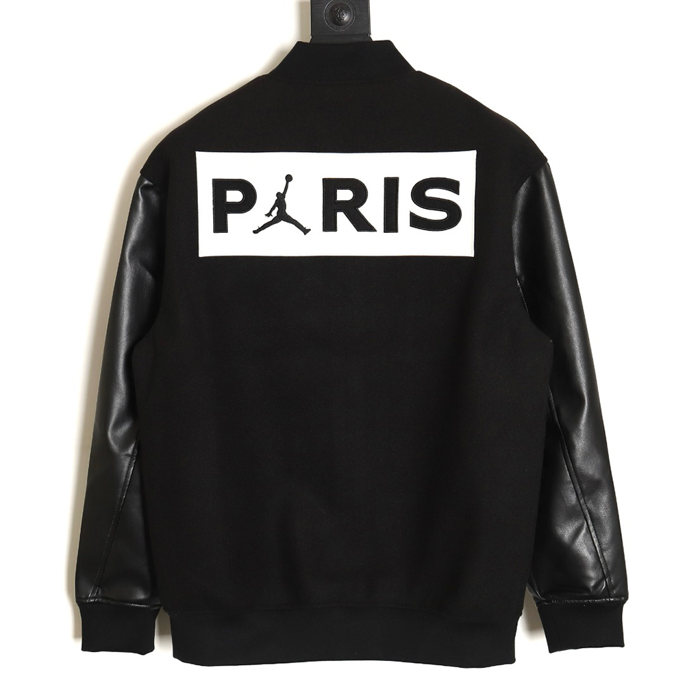 Air Jordan x Paris Saint-Germain wool baseball jacket