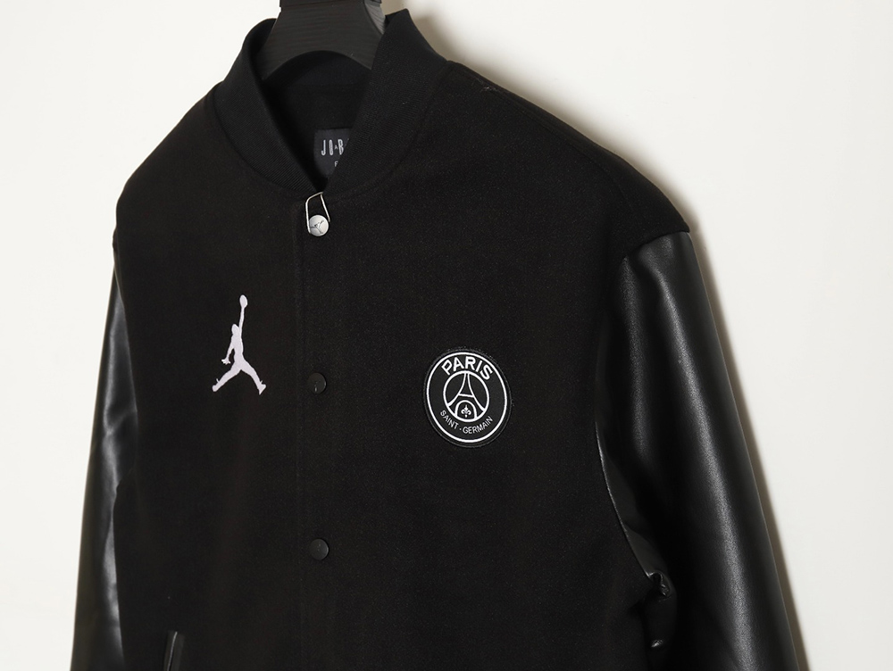 Air Jordan x Paris Saint-Germain wool baseball jacket