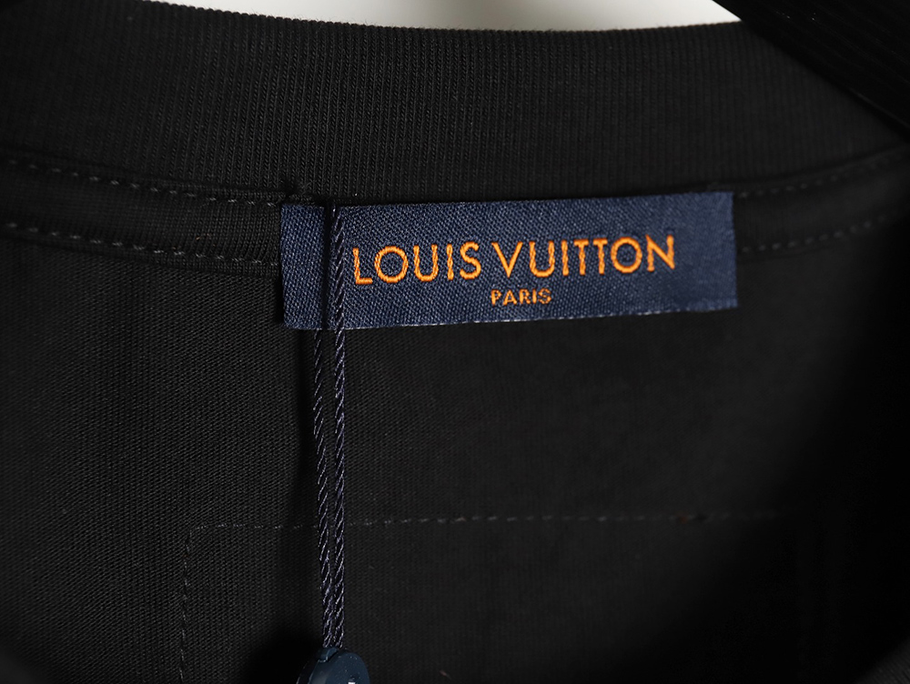 Louis Vuitton presbyopia hand-painted graffiti short sleeves