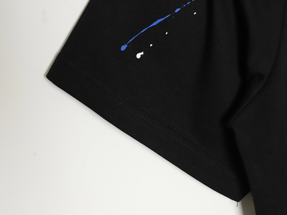 Louis Vuitton presbyopia hand-painted graffiti short sleeves