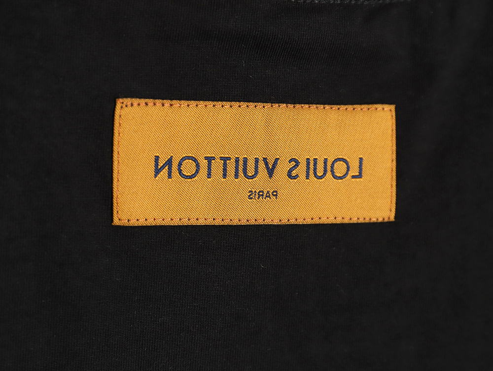 Louis Vuitton presbyopia hand-painted graffiti short sleeves