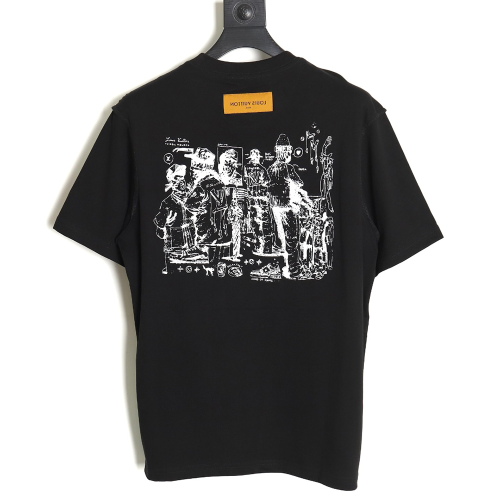 Louis Vuitton employee limited printed short sleeves