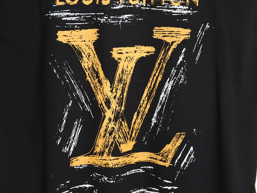 Louis Vuitton 24ss graffiti large letter print short sleeves