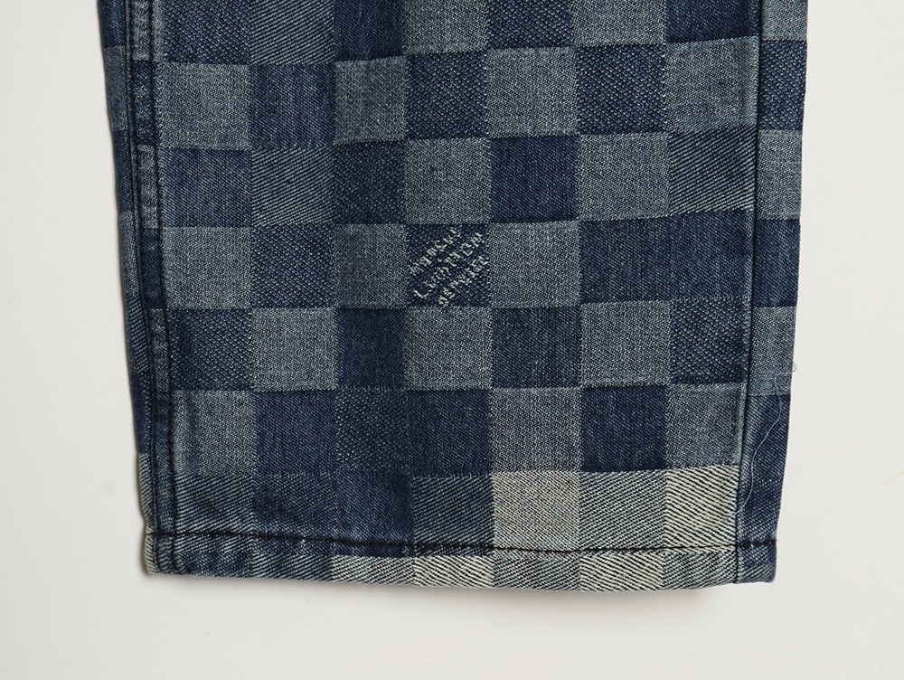 Louis Vuitton 24SS mosaic checkerboard jeans