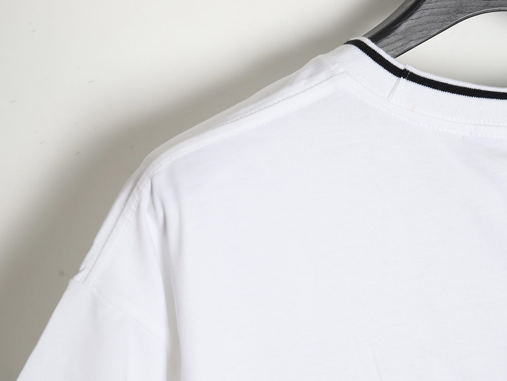 Prada 24ss embroidered lettering short sleeves