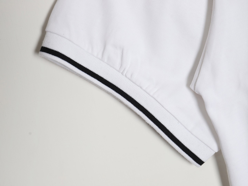 Prada 24ss embroidered lettering short sleeves