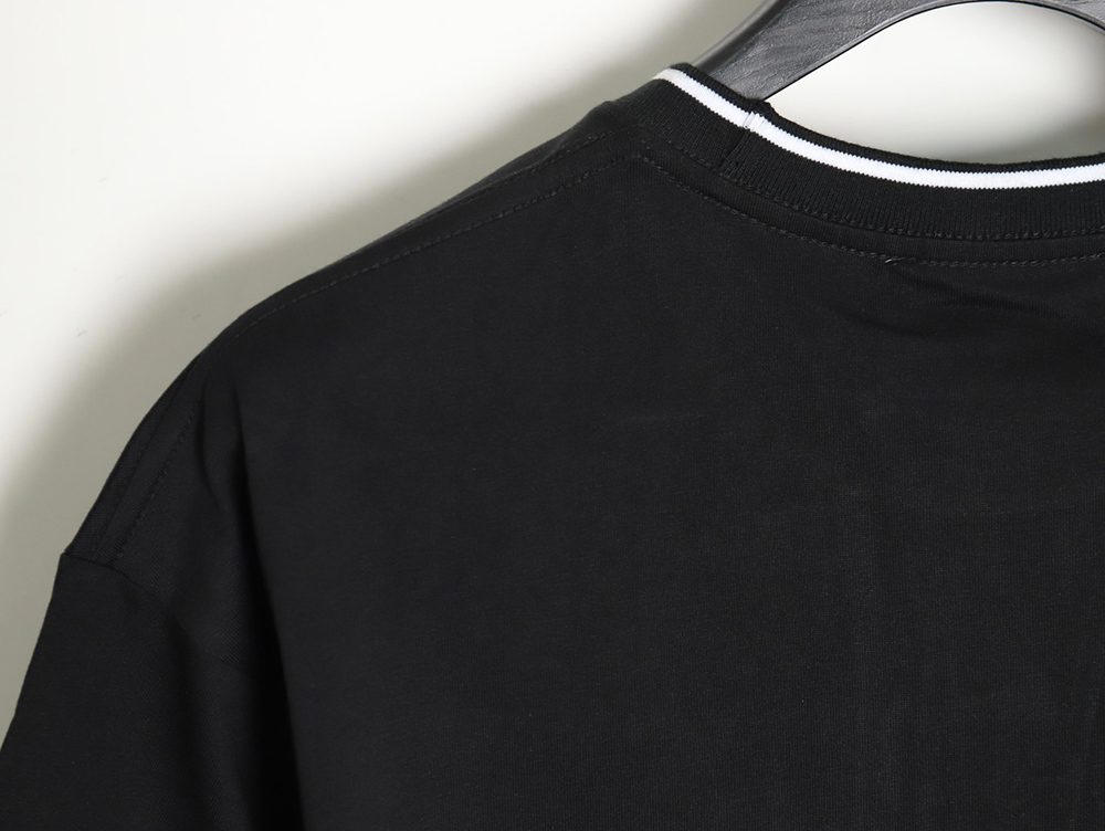 Prada 24ss embroidered lettering short sleeves