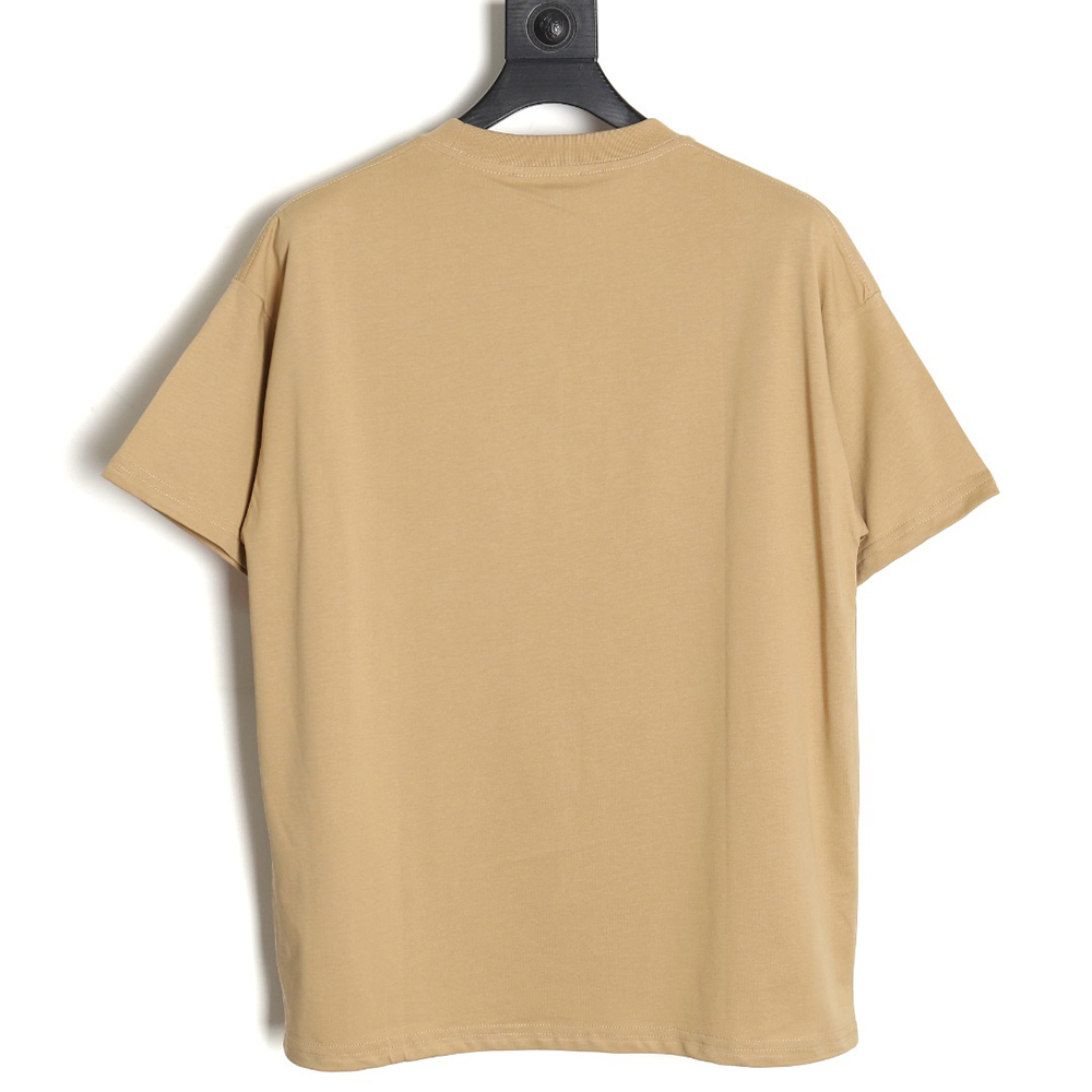 Prada 24ss toothbrush embroidered letter logo short sleeves