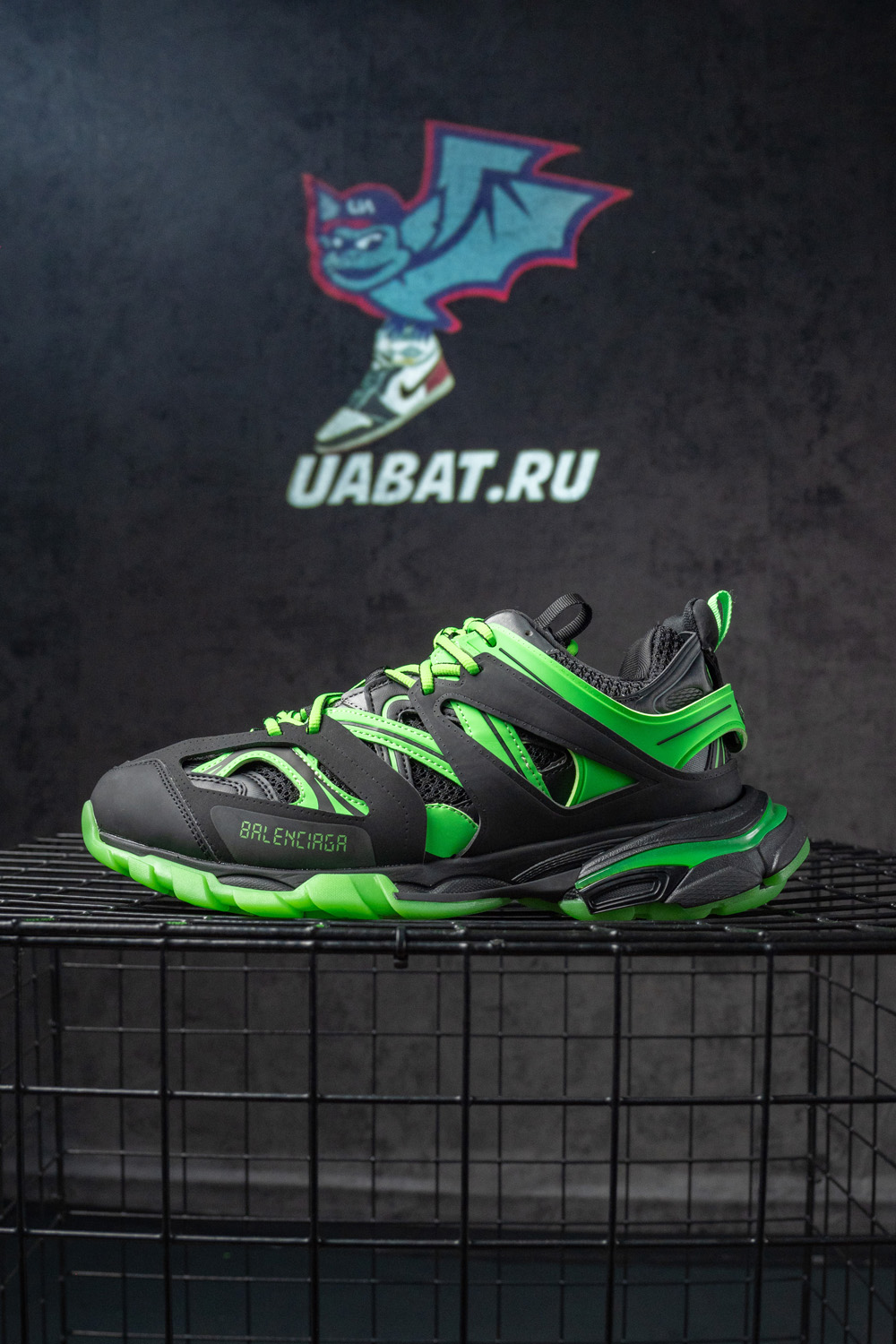 Balenciaga Track Trainer Sneaker Black Green