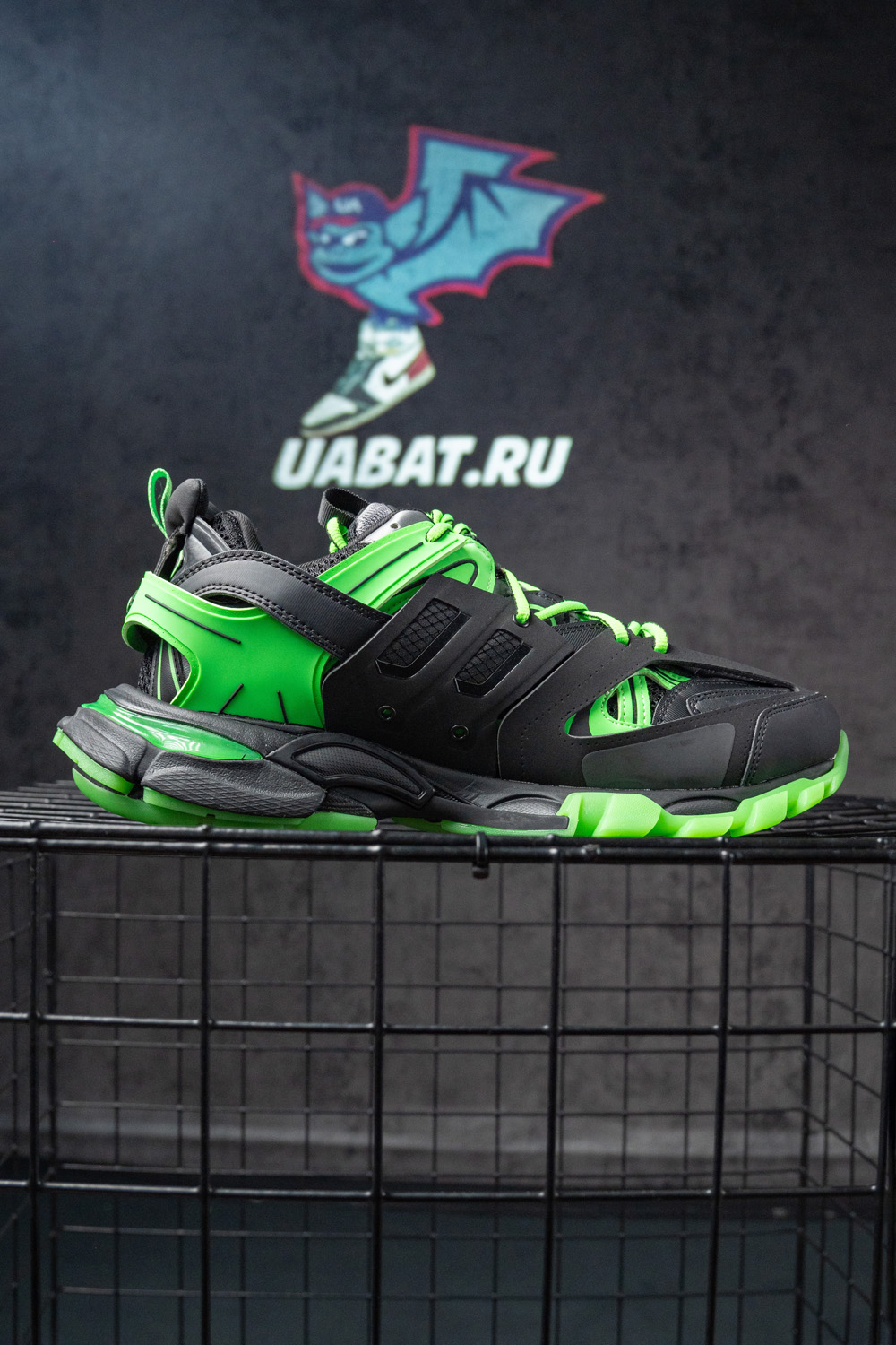 Balenciaga Track Trainer Sneaker Black Green