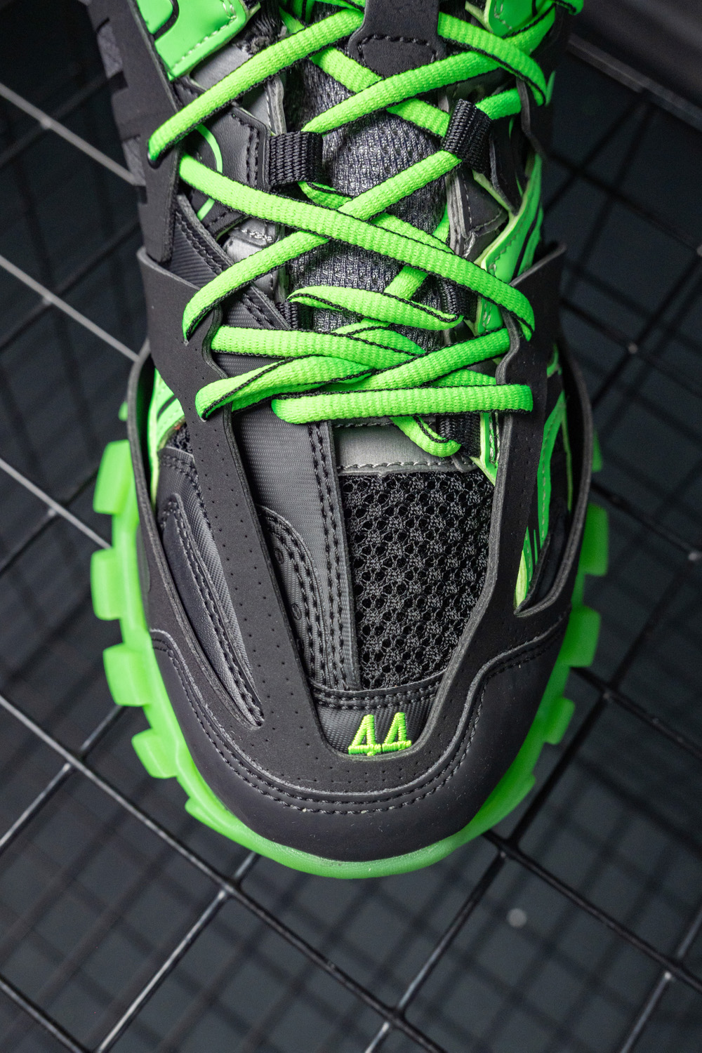 Balenciaga Track Trainer Sneaker Black Green