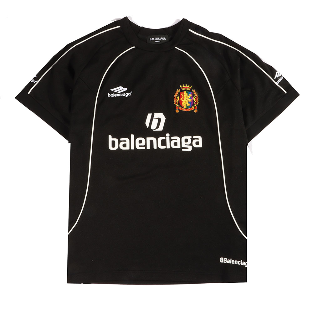Balenciaga & Manchester United football embroidered short sleeves