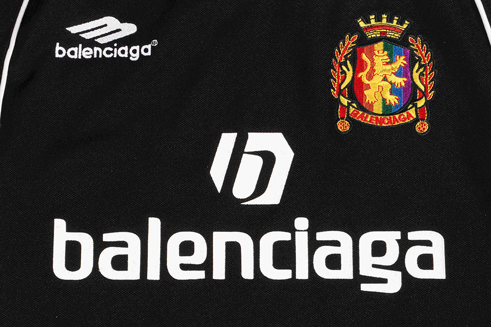 Balenciaga & Manchester United football embroidered short sleeves