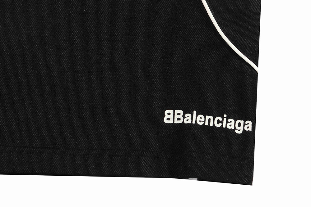 Balenciaga & Manchester United football embroidered short sleeves