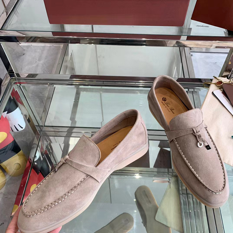 Loro Piana Summer Charms Walk Loafer Shoes