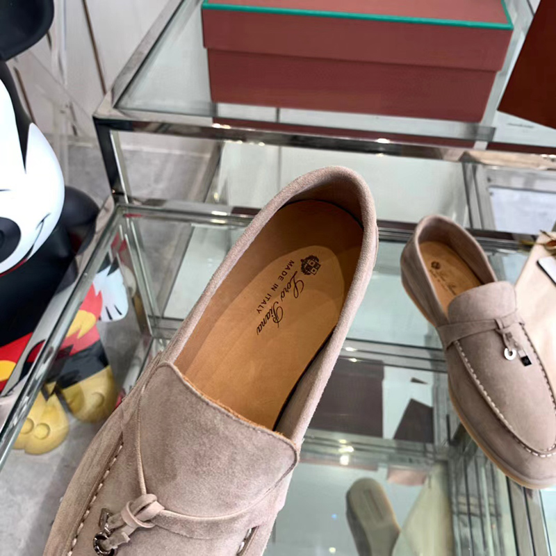 Loro Piana Summer Charms Walk Loafer Shoes