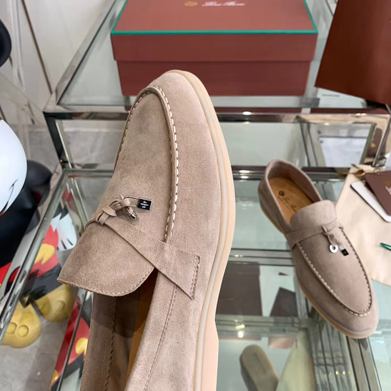 Loro Piana Summer Charms Walk Loafer Shoes