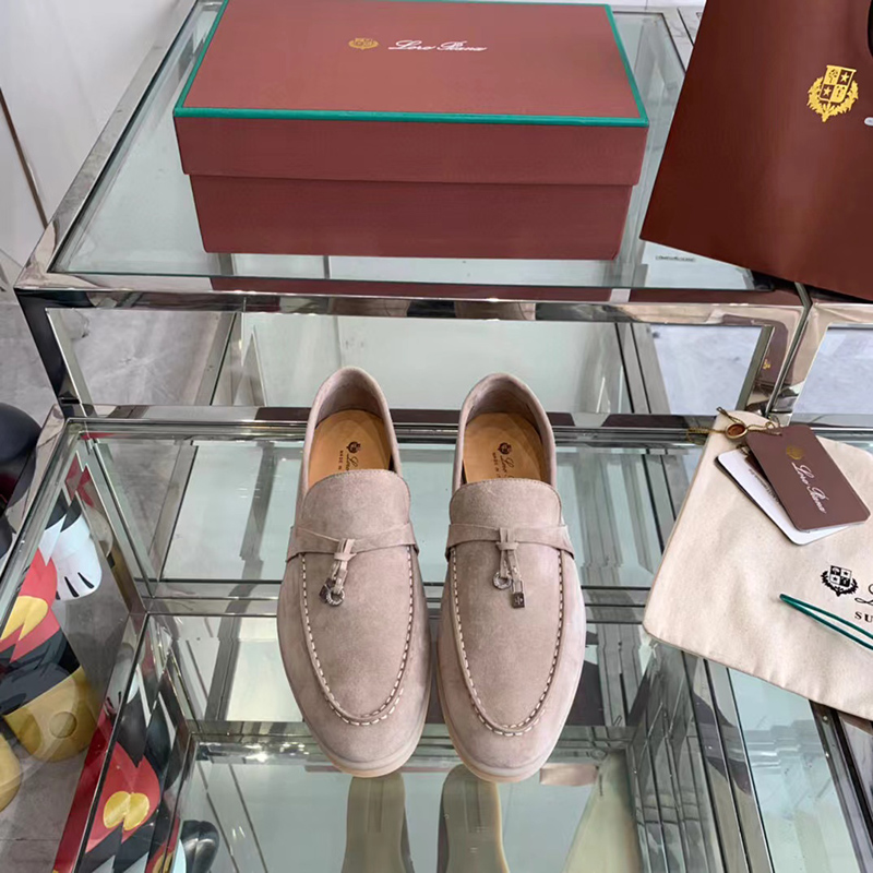 Loro Piana Summer Charms Walk Loafer Shoes