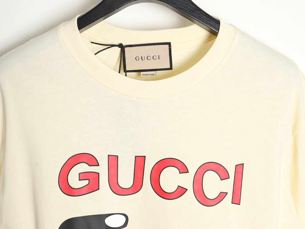 Gucci 24ss new cartoon pattern series round neck short sleeves TSK1