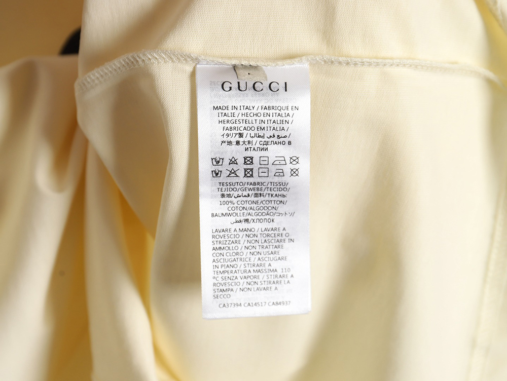 Gucci 24ss new cartoon pattern series round neck short sleeves TSK1