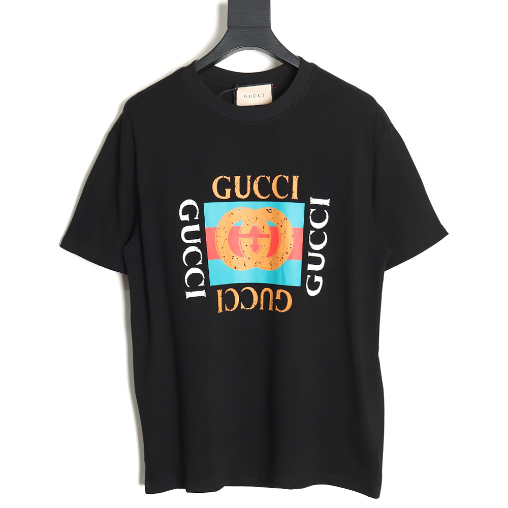 Gucci 24ss square lock round neck short sleeves