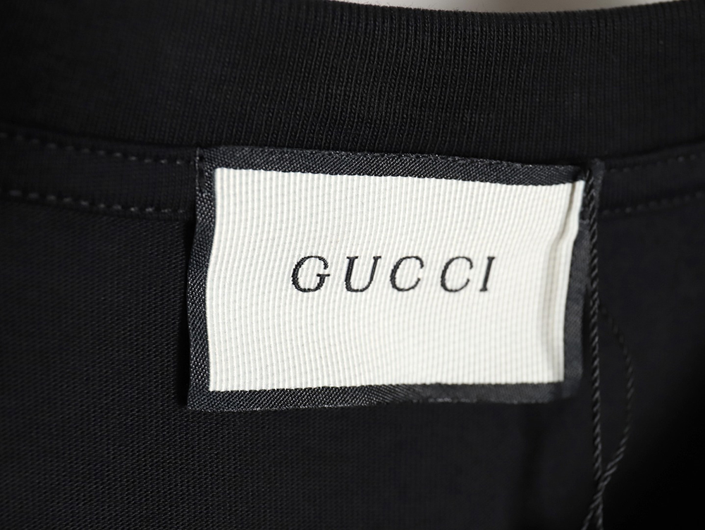 Gucci 24SS hem letter short-sleeved T-shirt