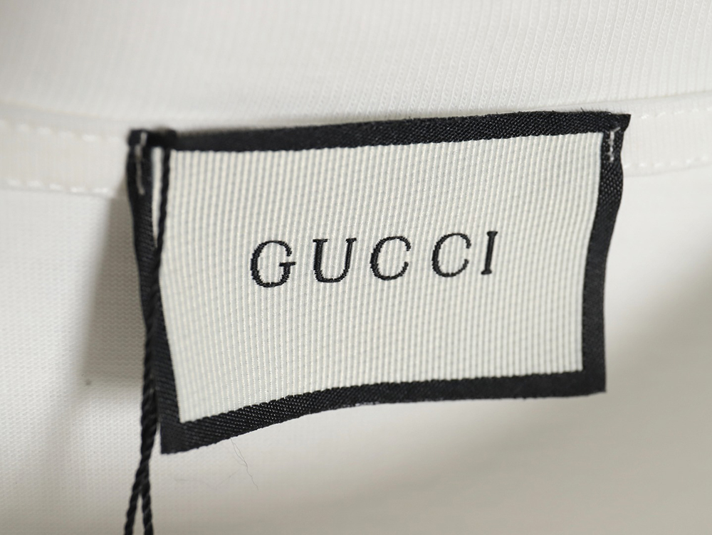 Gucci 24SS hem letter short-sleeved T-shirt TSK1