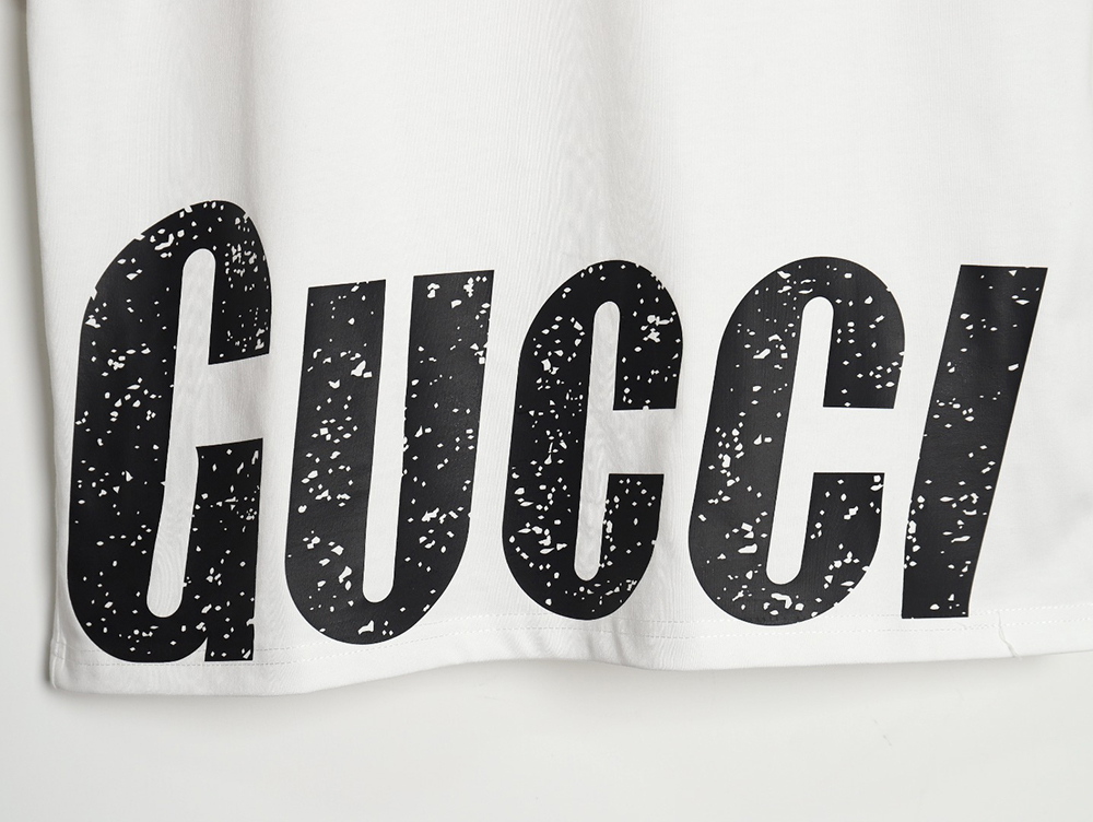 Gucci 24SS hem letter short-sleeved T-shirt TSK1