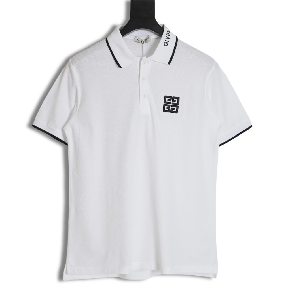 Givenchy GVC23SS4G embroidered collar short-sleeved POLO shirt