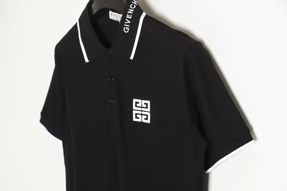 Givenchy GVC23SS4G embroidered collar short-sleeved POLO shirt TSK1