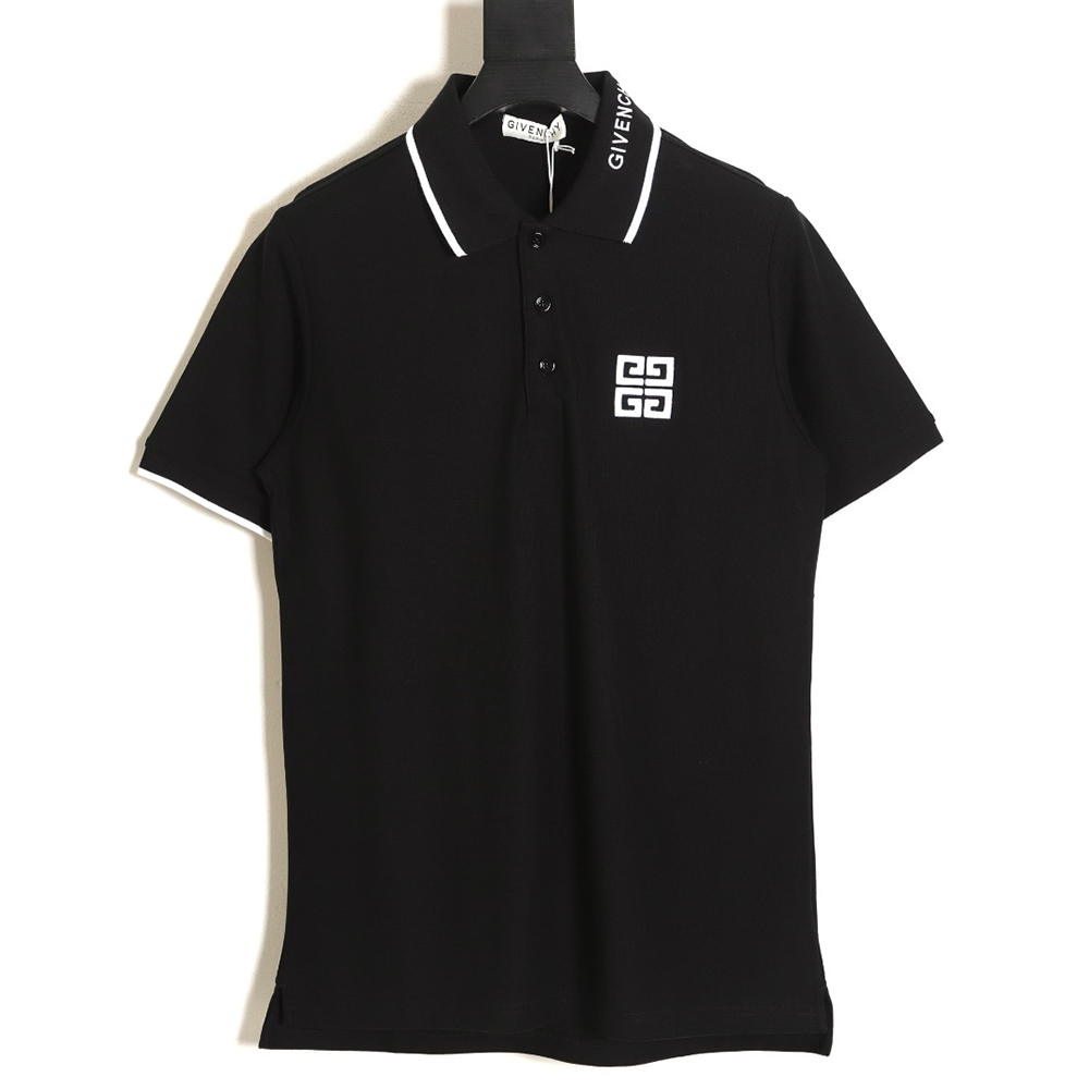 Givenchy GVC23SS4G embroidered collar short-sleeved POLO shirt TSK1