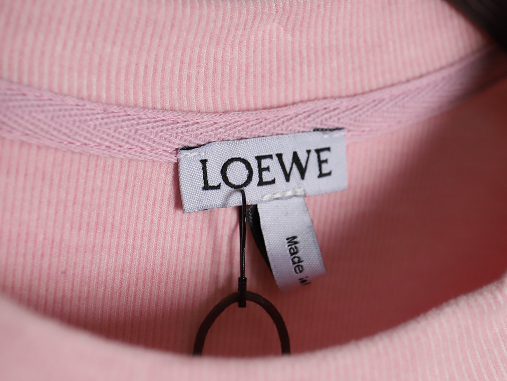 Loewe 24SS gold contrast embroidered short-sleeved T-shirt TSK1