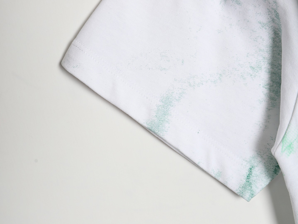 Loewe 24SS graffiti tie-dye short-sleeved T-shirt