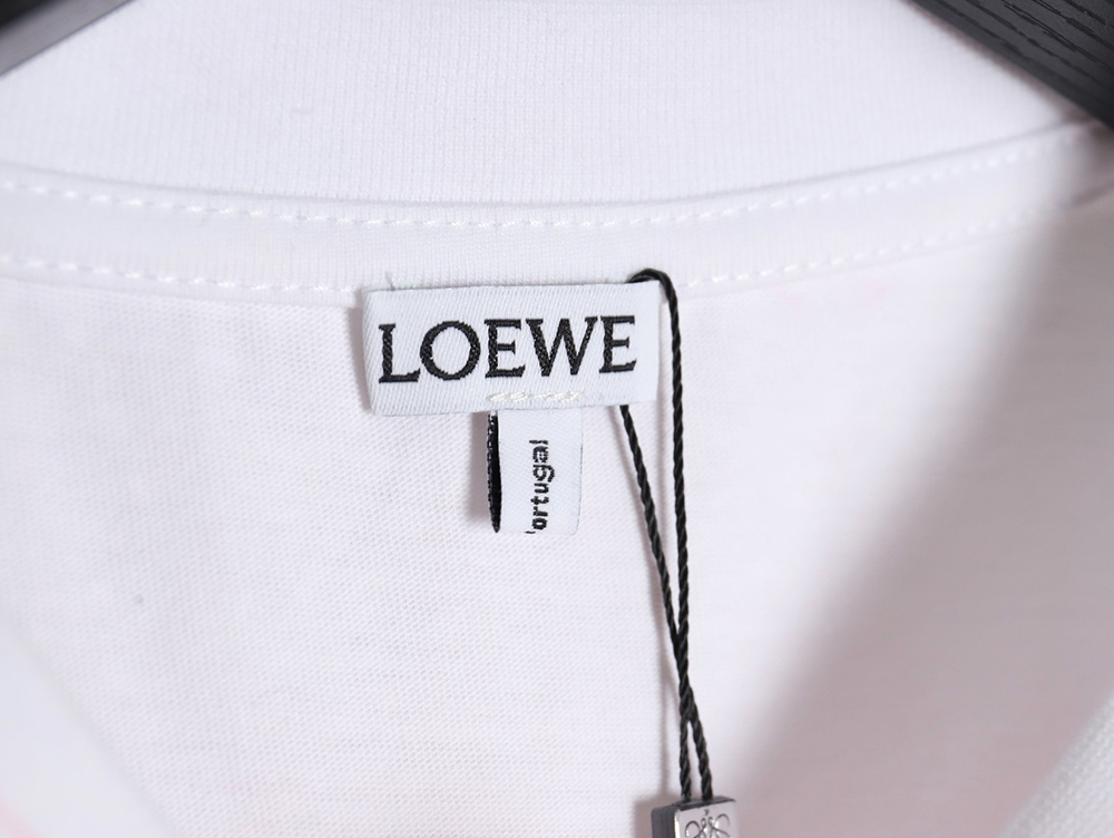 Loewe 24SS graffiti tie-dye short-sleeved T-shirt TSK1